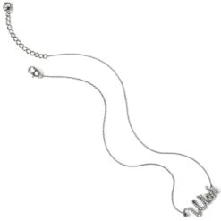 Wish Script Necklace -Jewelry&Accessories Sales wish script necklace silver 2 cabcab8d e61d 47d7 be75 05f86c5c09ff